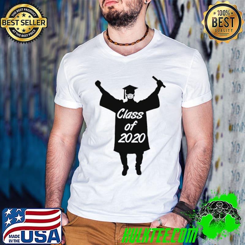 Class Of 2020 Graduation Mask Tee Shirt Senior Grad Shirt for Women And Men Shirt