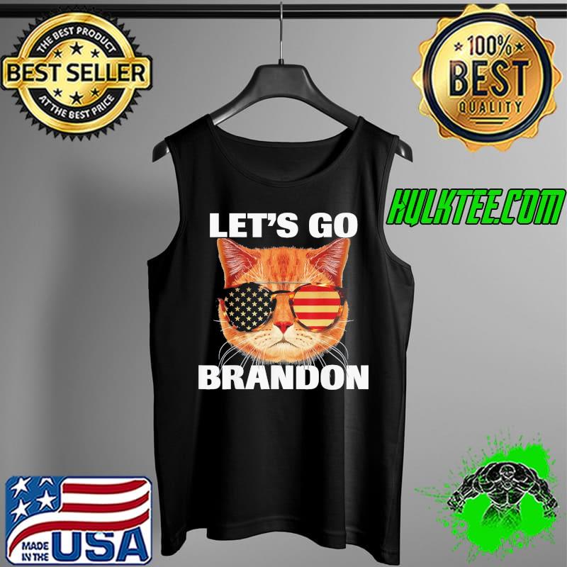 Cool Cat Lets Go Brandon, Cat US Sunglasses Let’s Go Brandon Shirt Tank Top Cool Cat Lets Go Brandon, Cat US Sunglasses Let’s Go Brandon Shirt Tank Top