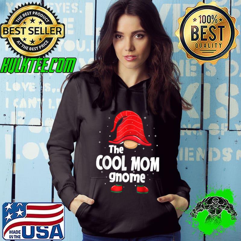 Cool Mom Gnome Funny Christmas Matching Family Pajama T-Shirt