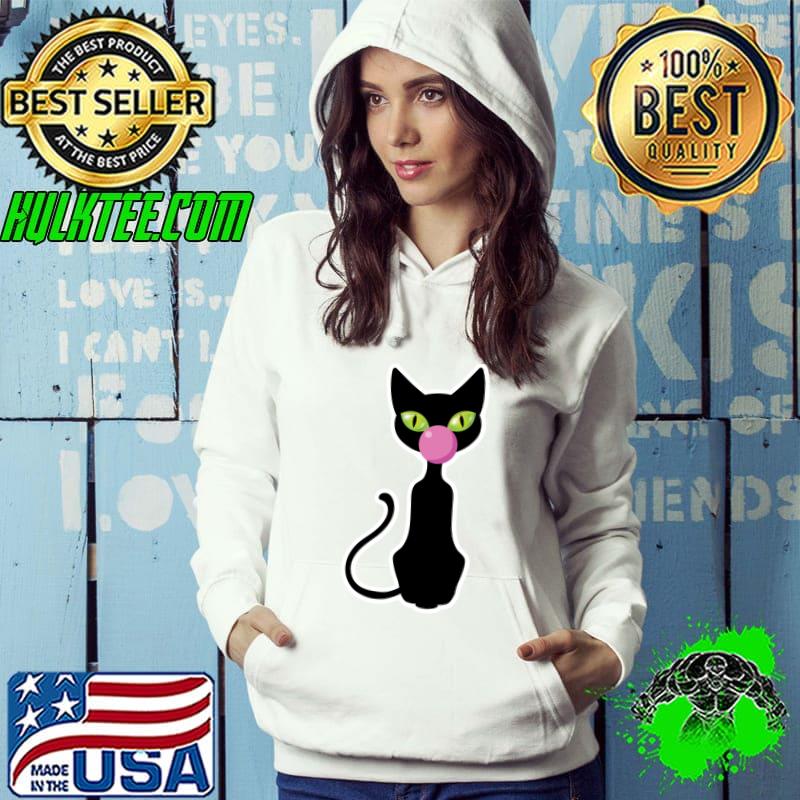 Cute Cat Funny Chewing Bubble Gum Pets Animals Kittens Lover T-s Hoodie Cute Cat Funny Chewing Bubble Gum Pets Animals Kittens Lover T-s Hoodie
