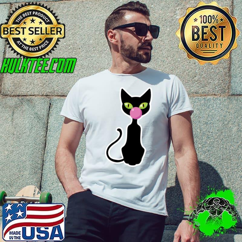 Cute Cat Funny Chewing Bubble Gum Pets Animals Kittens Lover T-s Unisex Cute Cat Funny Chewing Bubble Gum Pets Animals Kittens Lover T-s Unisex