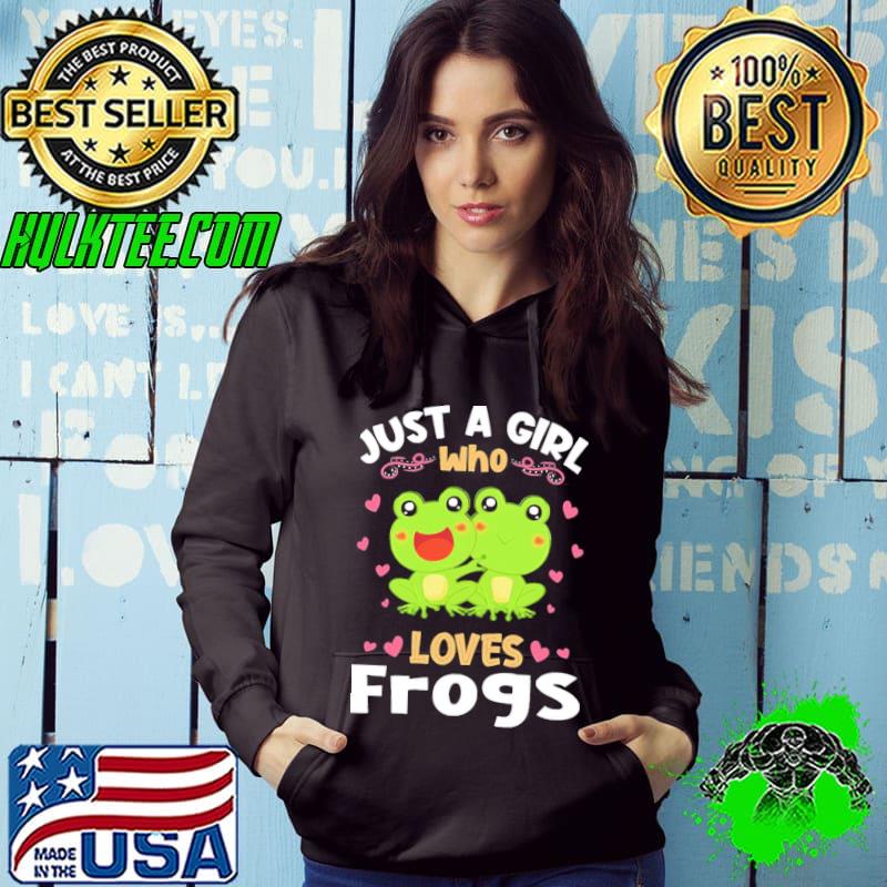 Cute Just A Girl Who Loves Frogs Unisex T-Shirt