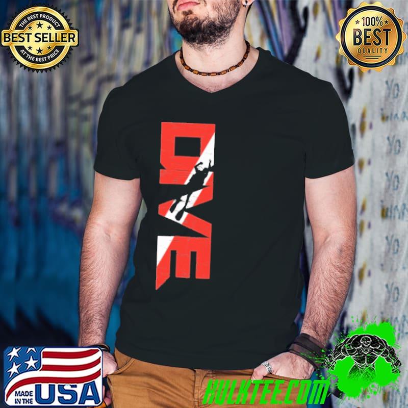 Dive Distressed Scuba Diving Vintage Shirt