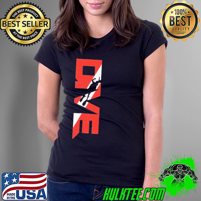 Dive Distressed Scuba Diving Vintage Shirt Ladies Tee Dive Distressed Scuba Diving Vintage Shirt Ladies Tee