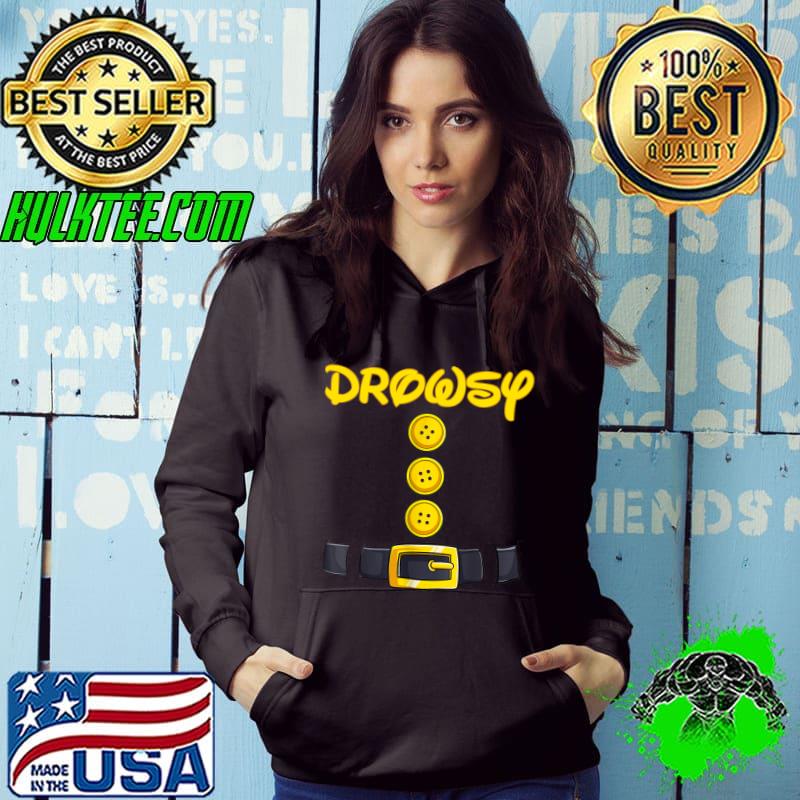 Drowsy Dwarf Halloween Party Costume Matching Drowsy Dwarf T-shirt
