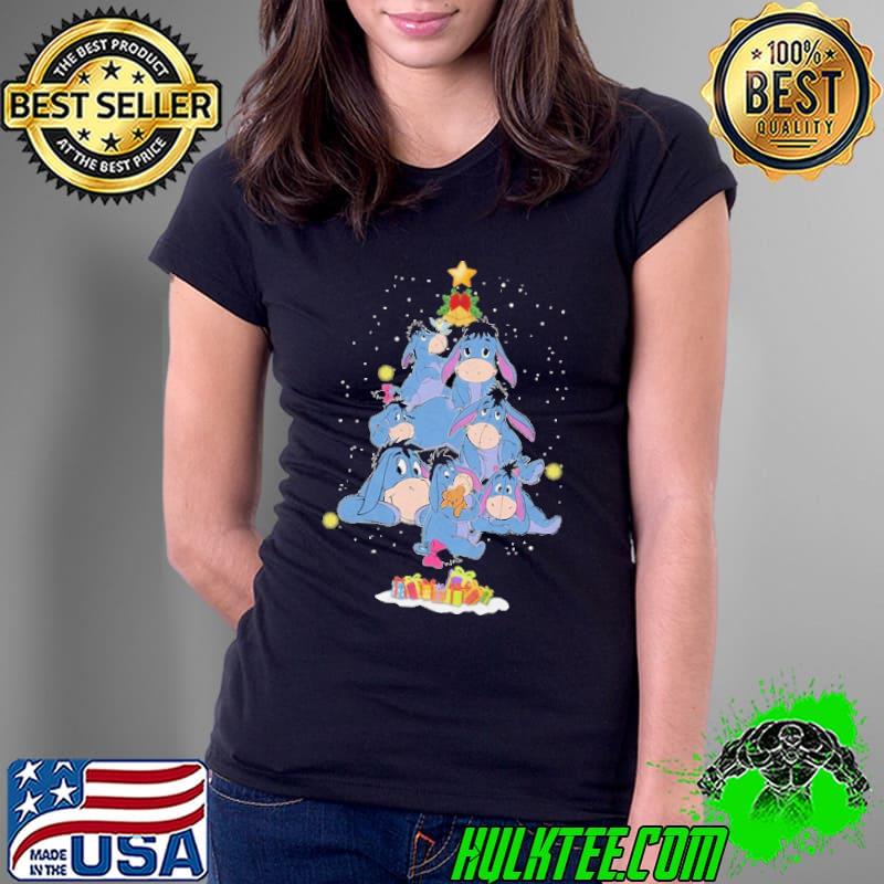 Eeyore Christmas Tree Shirt Ladies Tee Eeyore Christmas Tree Shirt Ladies Tee