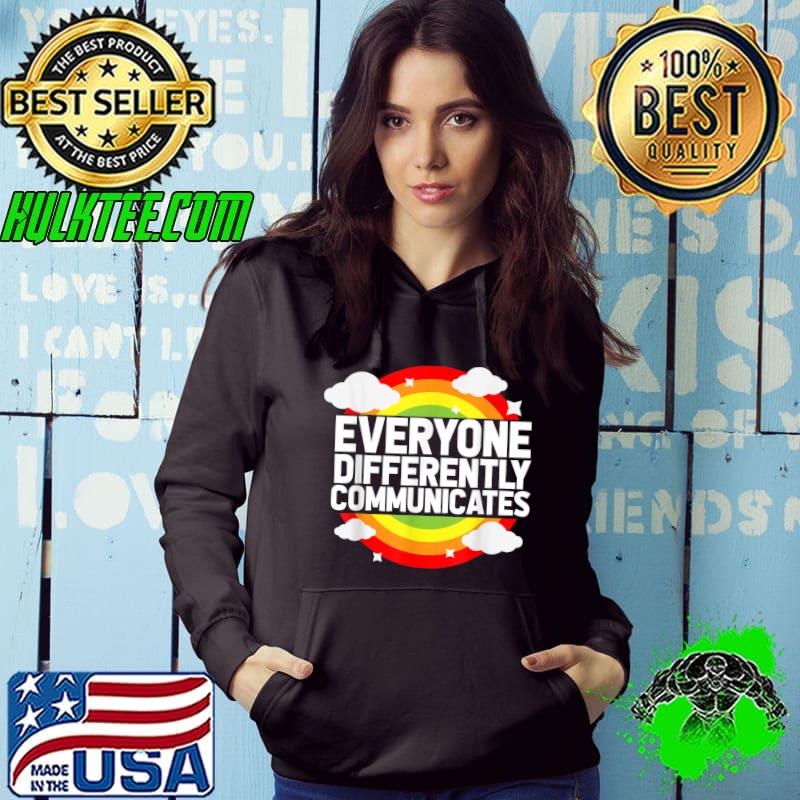 Everyone Differently Communicates Rainbow Vintage T-Shirt
