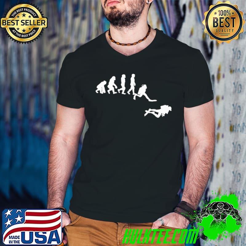 Evolution Diving Diver Ocean Lover Shirt