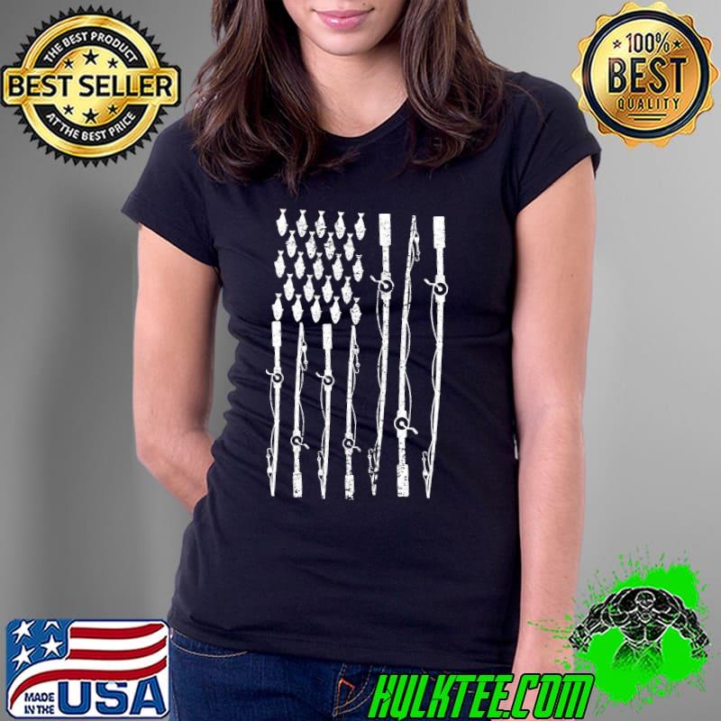 Fishing Flag Shirt Ladies Tee Fishing Flag Shirt Ladies Tee