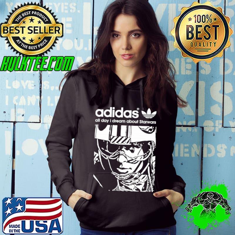 Funny adidas x Star Wars All Day I Dream About Star Wars Skywalker Shirt