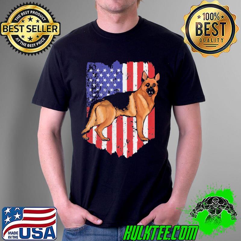 Funny American Flag German Shepherd 4th Of July USA Shirt Unisex Funny American Flag German Shepherd 4th Of July USA Shirt Unisex