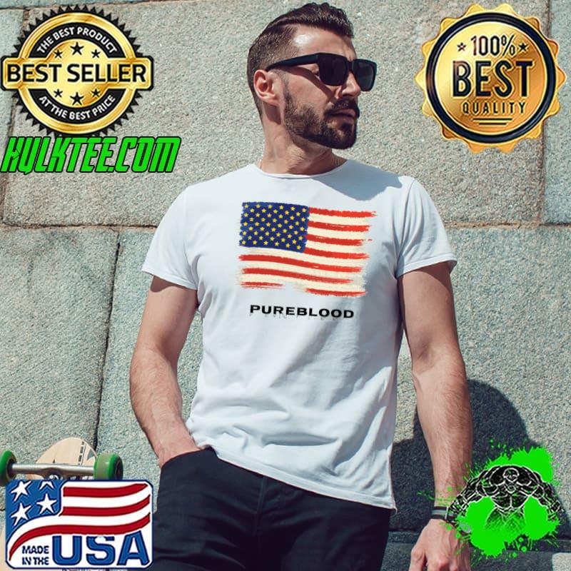 Funny american flag Pureblood T-s Unisex Funny american flag Pureblood T-s Unisex