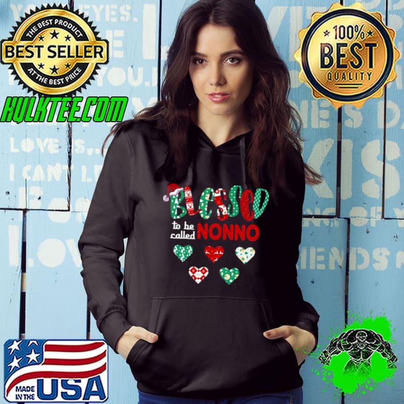Funny Blessed to be called Nonno Christmas Hear Sweatshirt