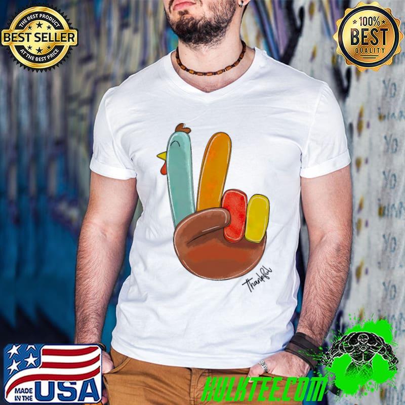Funny chicken Hi Thankful Shirt