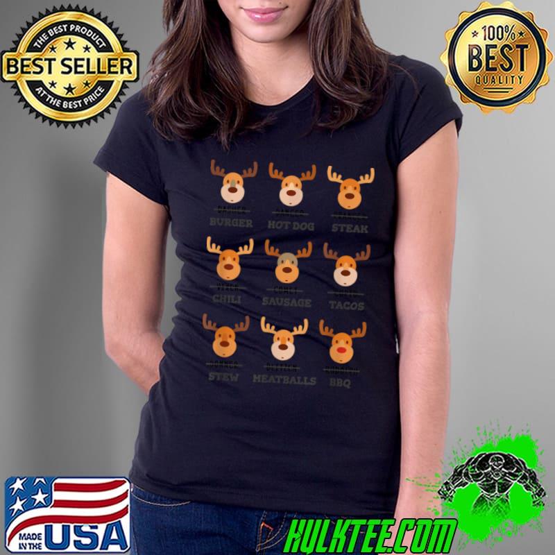 Funny Christmas Deer Hunter All Of Santa’s Reindeer Funny Meat T Shirt Ladies Tee Funny Christmas Deer Hunter All Of Santa’s Reindeer Funny Meat T Shirt Ladies Tee