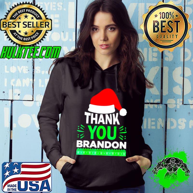 Funny Christmas Pajama Thank You Brandon shirt