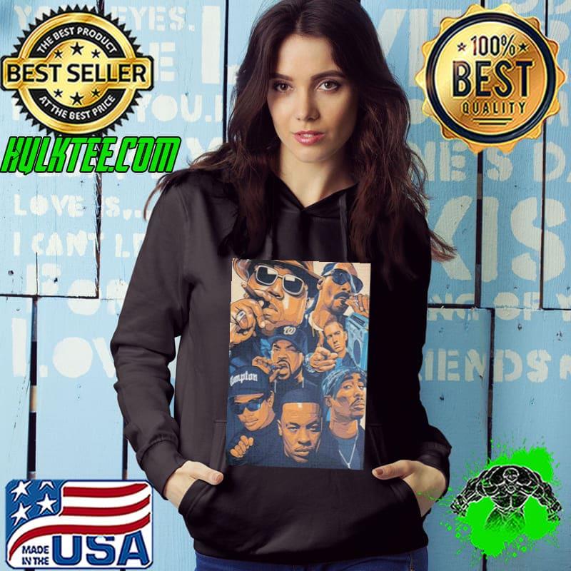 Funny Cool Notorious Big Snoop Dogg Ice Cube Eminem Tupac Shirt