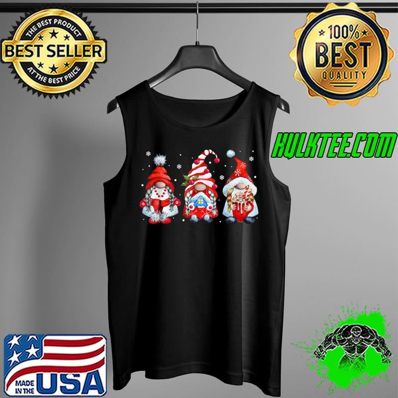 Funny Cutest Gnomes Santa Hat Merry Christmas Winter Xmas Pajama T-Shirt Tank Top Funny Cutest Gnomes Santa Hat Merry Christmas Winter Xmas Pajama T-Shirt Tank Top