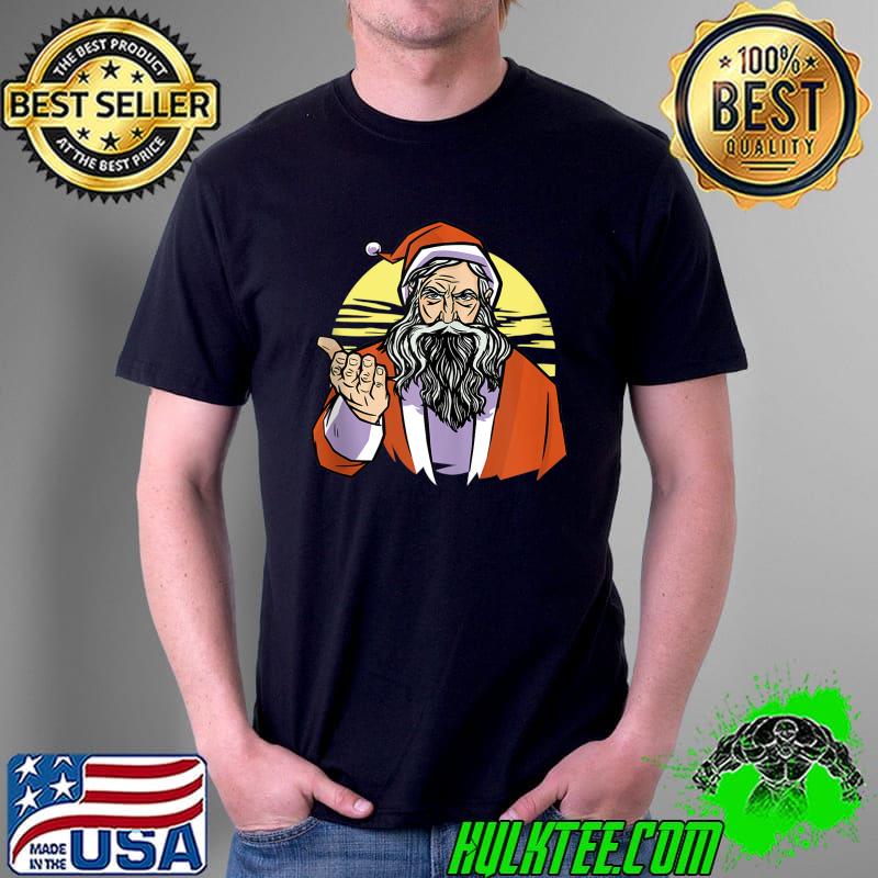 Funny dear Santa Claus Face Hand Blue Eyes T-s Unisex Funny dear Santa Claus Face Hand Blue Eyes T-s Unisex