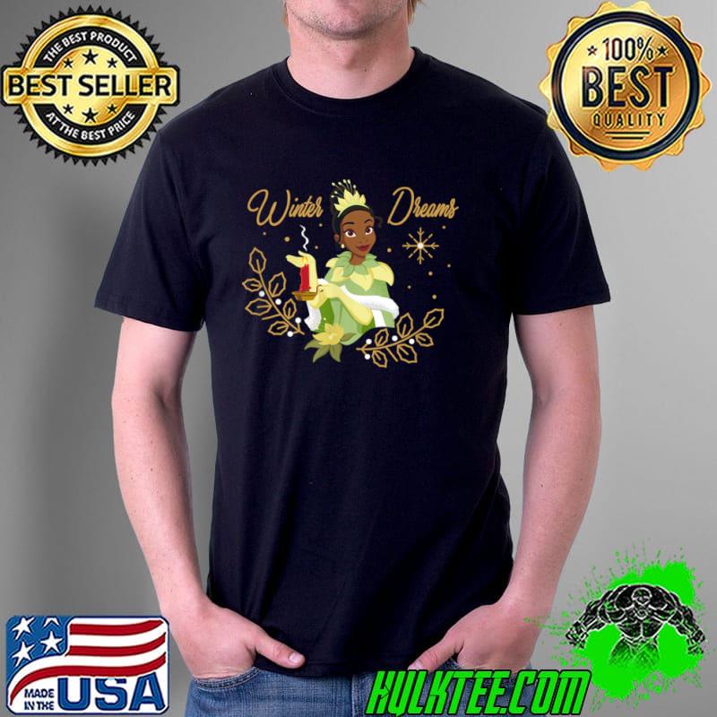 Funny Disney Princess Tiana Winter Dreams Holiday T Shirt Unisex Funny Disney Princess Tiana Winter Dreams Holiday T Shirt Unisex