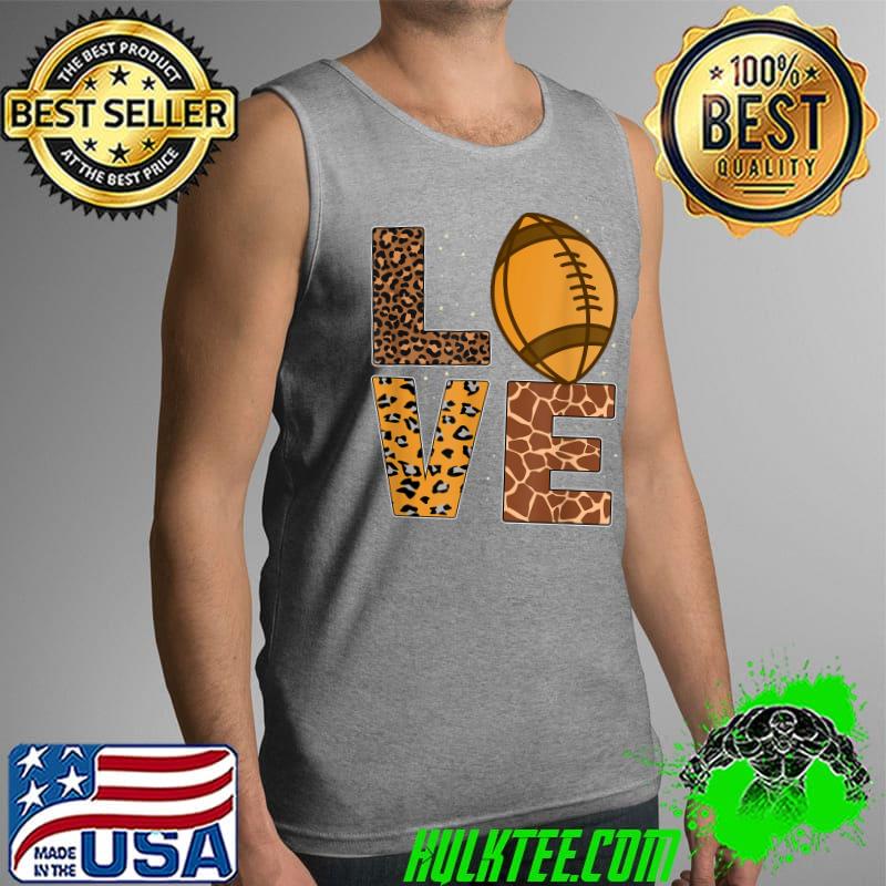 Funny football Player Mom Leopard Cheetah Love Football Fan T-Shirt Tank Top Funny football Player Mom Leopard Cheetah Love Football Fan T-Shirt Tank Top