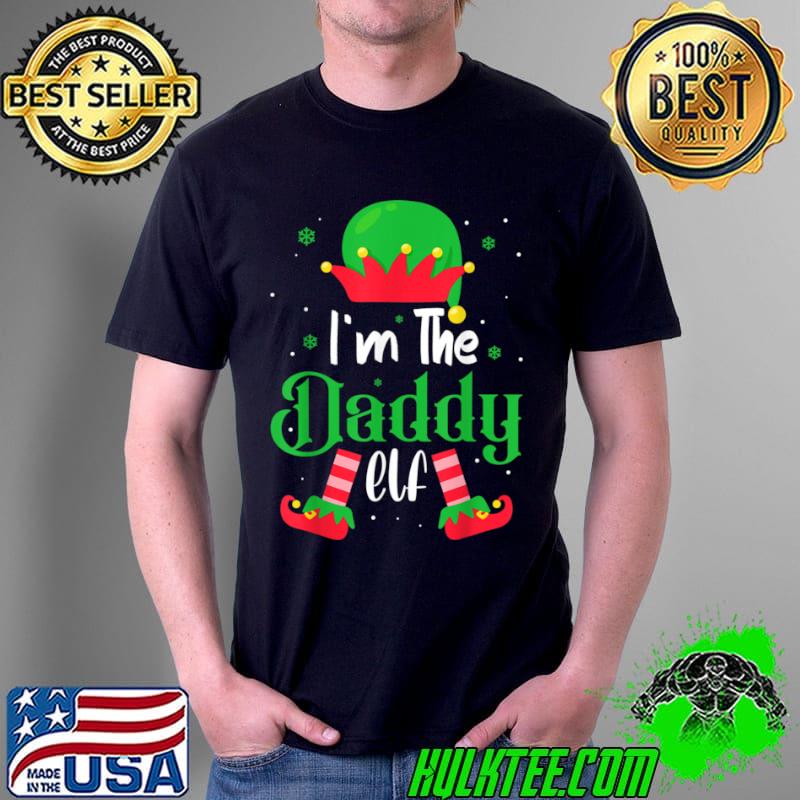 Funny Funny Daddy Elf Matching Family Group Christmas Party Pajama T Shirt Unisex Funny Funny Daddy Elf Matching Family Group Christmas Party Pajama T Shirt Unisex