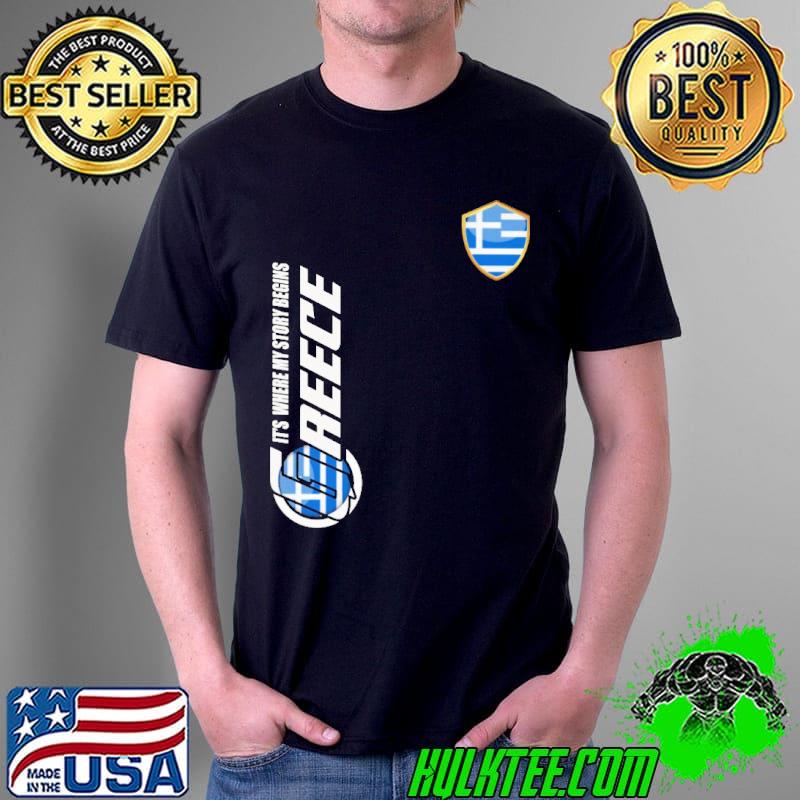 Funny Its where my story begins greece ds23 logo Unisex Funny Its where my story begins greece ds23 logo Unisex