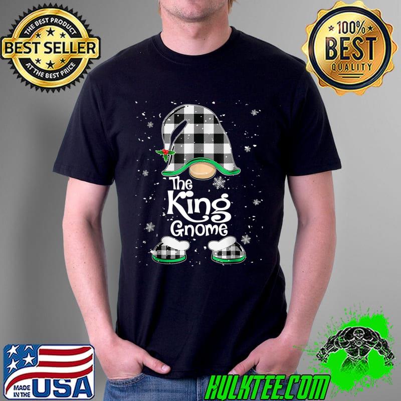 Funny King Gnome Buffalo Plaid Matching Christmas PJ Family T-Shirt Unisex Funny King Gnome Buffalo Plaid Matching Christmas PJ Family T-Shirt Unisex