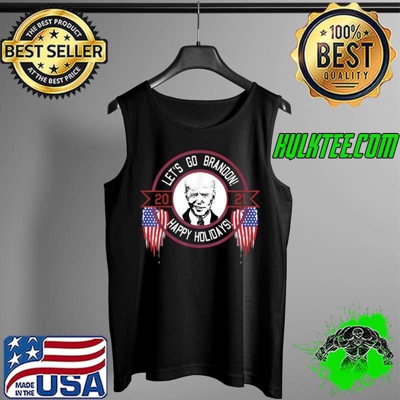 Funny lets Go Brandon Holidays Meme American Flag T-Shirt Tank Top Funny lets Go Brandon Holidays Meme American Flag T-Shirt Tank Top