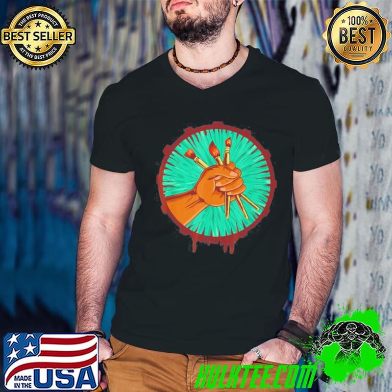 Funny mALER KÜNSTLER PINSEL SHIRT