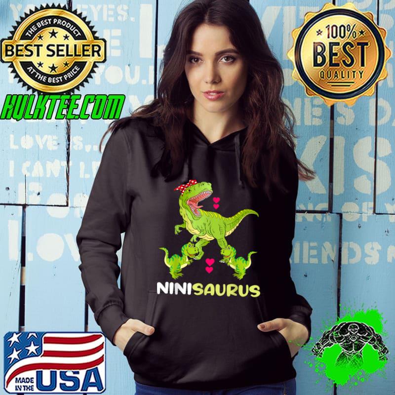 Funny ninisaurus T Rex Dinosaur Nini Saurus Family T-Shirt Funny ninisaurus T Rex Dinosaur Nini Saurus Family T-Shirt