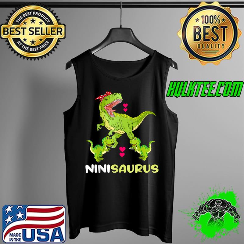 Funny ninisaurus T Rex Dinosaur Nini Saurus Family T-Shirt Tank Top Funny ninisaurus T Rex Dinosaur Nini Saurus Family T-Shirt Tank Top