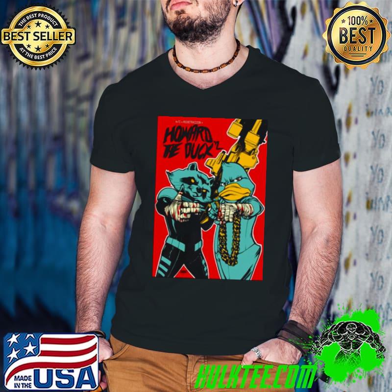 Funny Run The Jewels Howard The Duck RTJ T-Shirt Guys V Neck Funny Run The Jewels Howard The Duck RTJ T-Shirt Guys V Neck