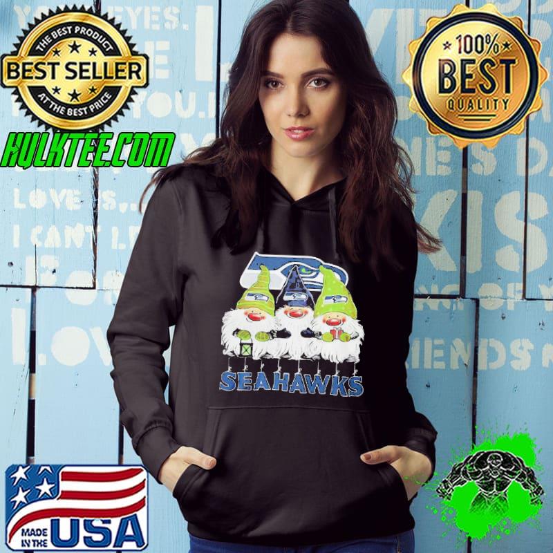 Funny Seattle Seahawks Gnomies Christmas Shirt