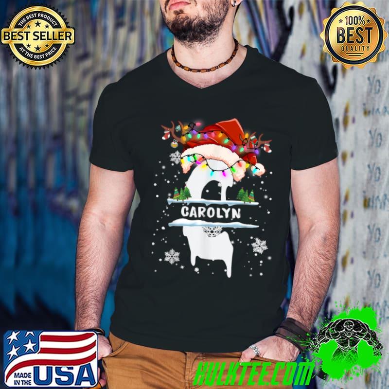Funny Team Santa Matching Family Christmas Matching Pj Carolyn T Shirt