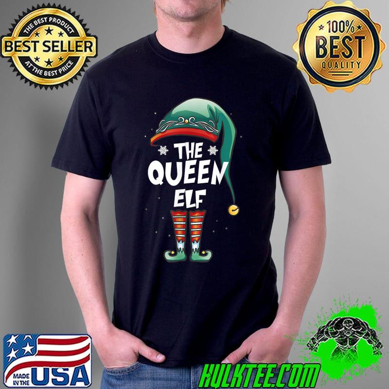Funny The Queen Elf Family Matching Christmas Group Funny Pajama T-Shirt Unisex Funny The Queen Elf Family Matching Christmas Group Funny Pajama T-Shirt Unisex