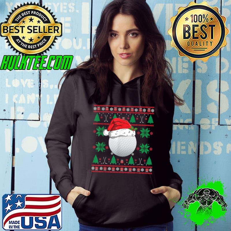 Funny Ugly Christmas Golf Shirt Golfer Golfing Ball Santa Pajama T Shirt Hoodie Funny Ugly Christmas Golf Shirt Golfer Golfing Ball Santa Pajama T Shirt Hoodie