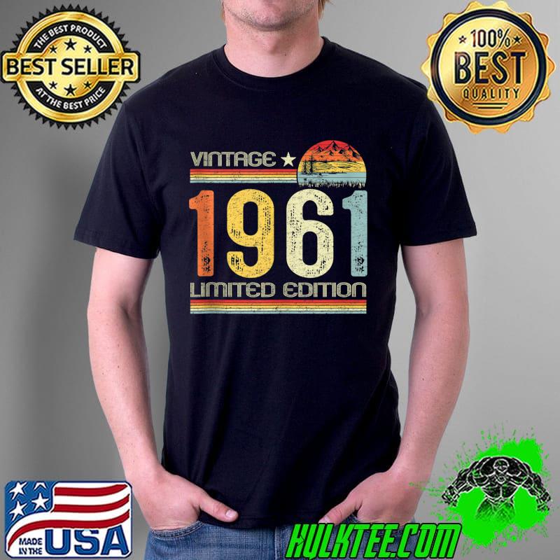 Funny Vintage 1961 Made in 1961 60th Birthday Shirt 60 Years Old T- Unisex Funny Vintage 1961 Made in 1961 60th Birthday Shirt 60 Years Old T- Unisex