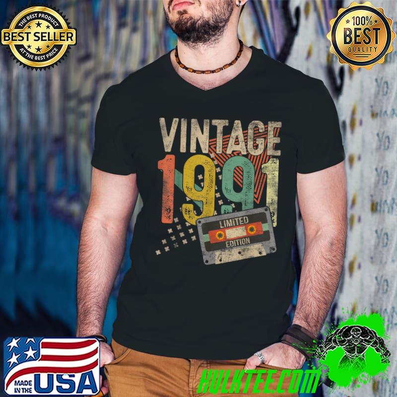 Funny vintage 1991 Limited Edition 30 Year Old Gift 30th Birthday T-Shirt