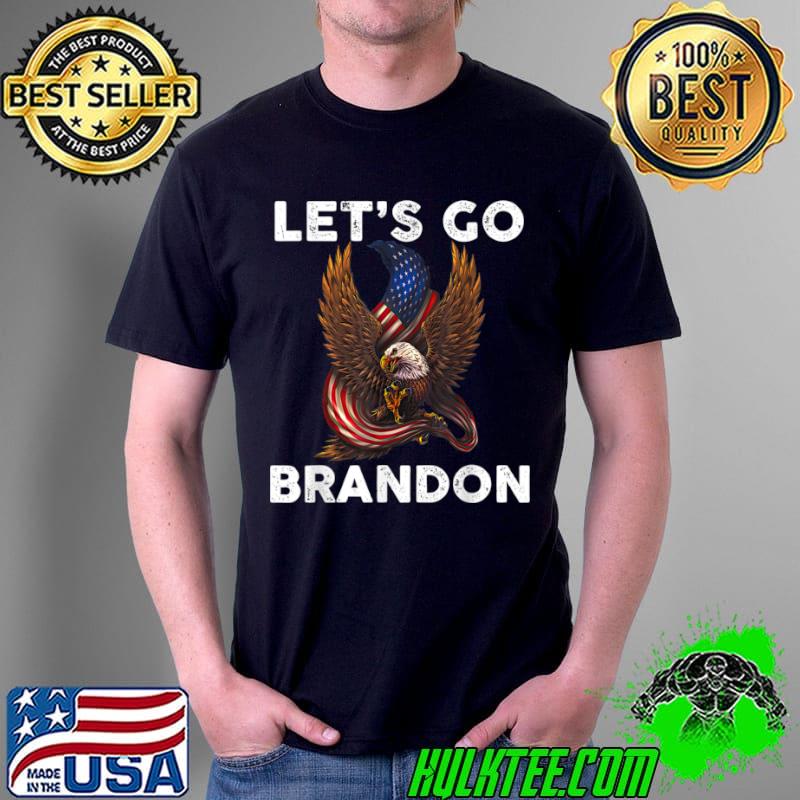 Funny Vintage Eagle American Flag Let’s Go Brandon Impeach Biden T Shirt Unisex Funny Vintage Eagle American Flag Let’s Go Brandon Impeach Biden T Shirt Unisex