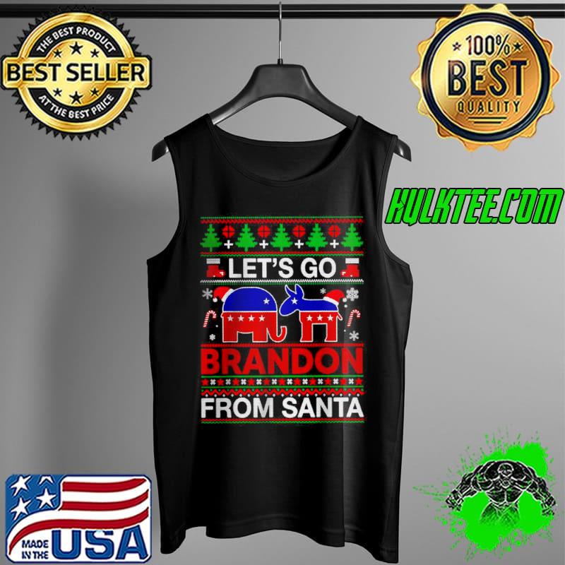 Go Brandon Let’s Go 2024 Meme Biden Ugly Christmas Sweater T Shirt Tank Top Go Brandon Let’s Go 2024 Meme Biden Ugly Christmas Sweater T Shirt Tank Top