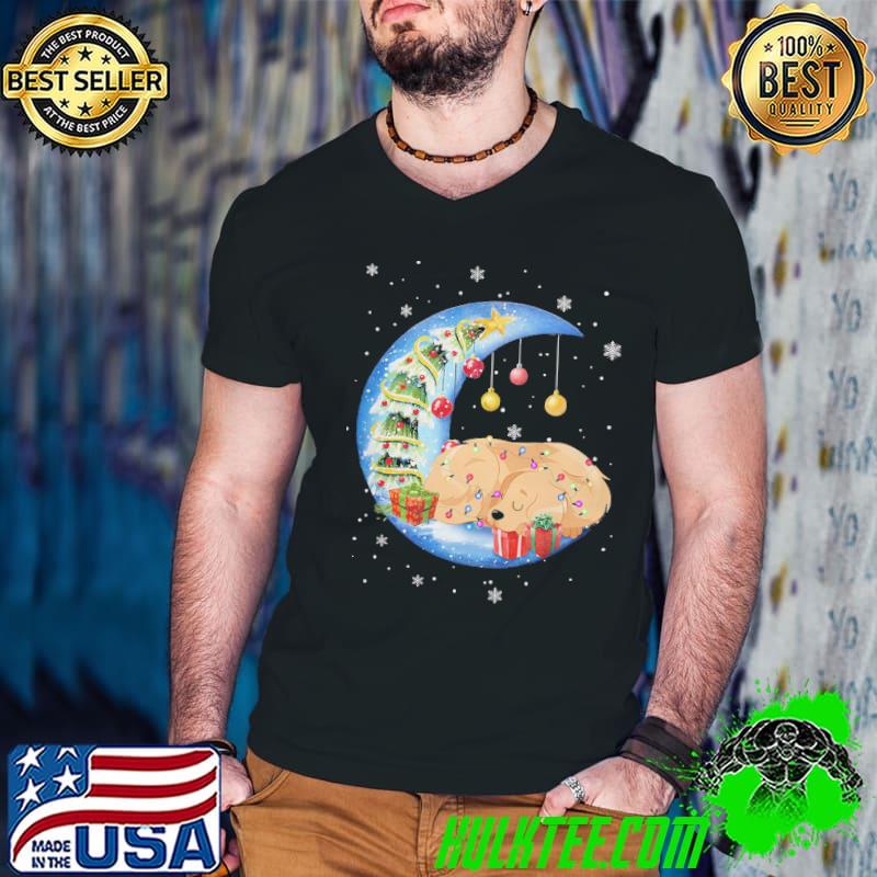 Golden Sleep On The Moon Christmas Shirt