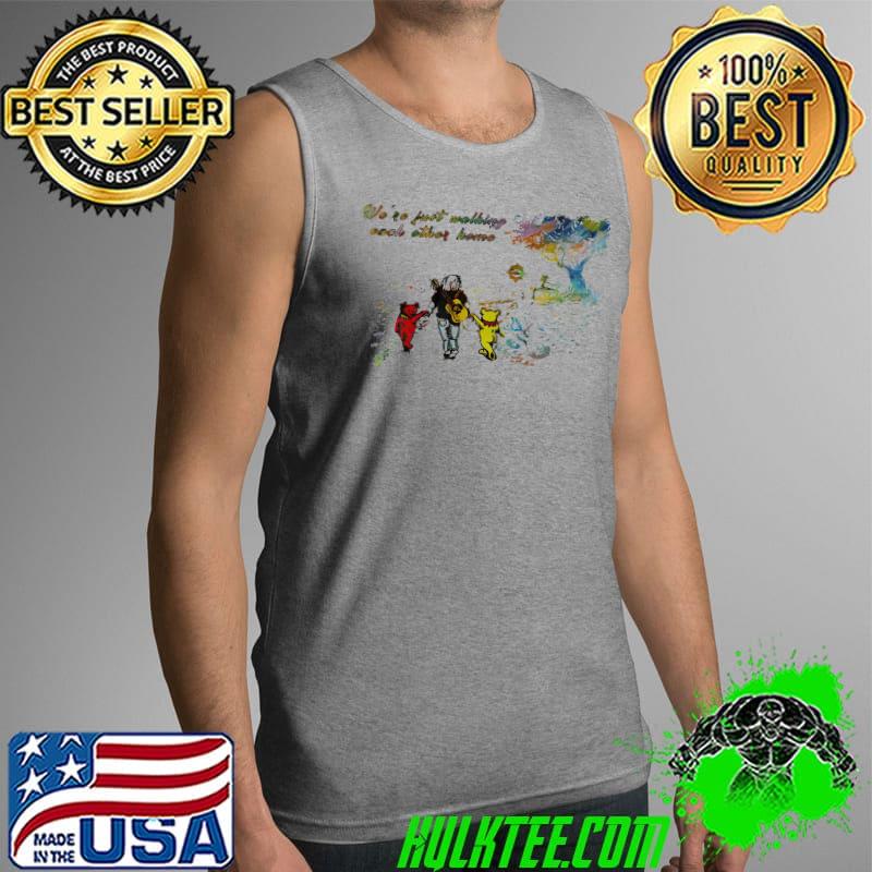 Guitar Bear We're Just Walking Each Other Home Colorful Shirt Tank Top Guitar Bear We're Just Walking Each Other Home Colorful Shirt Tank Top