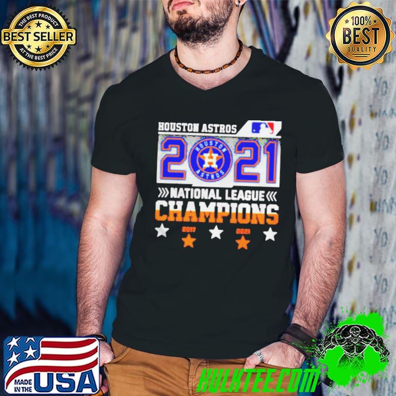 Houston Astros 2017 2021 National League Champions Baseball Shirt