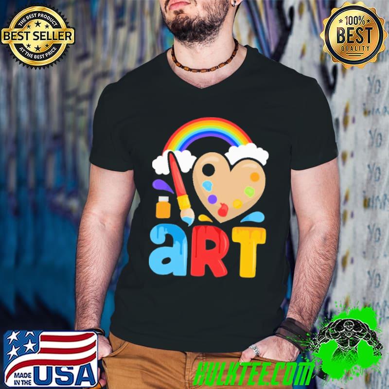 I Love Art Artist Painter Colorful Painting Shirt