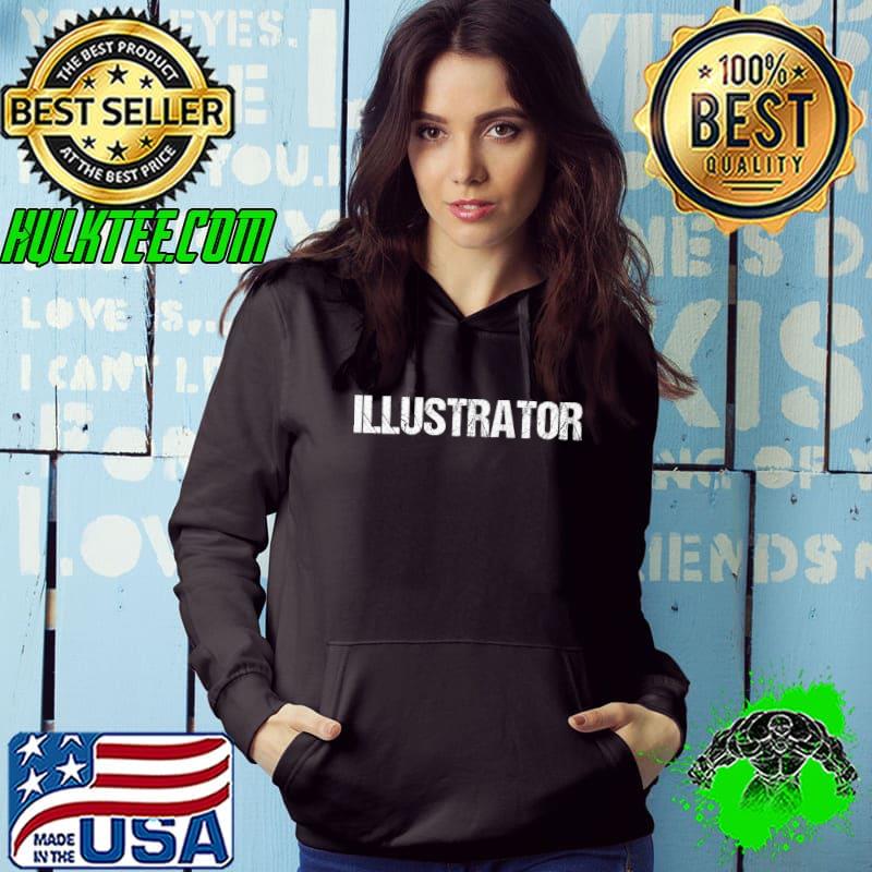 Illustrator Simple Title T-shirt