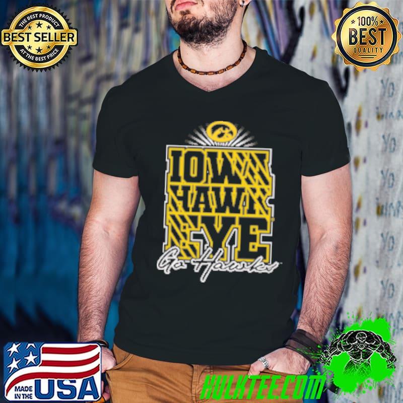 Iowa Hawk Eye Go Hawkx University of Lowa Football Player Shirt