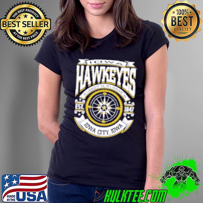 Iowa Hawkeyes Est 1847 Iowa City Iowa Football Team Shirt Ladies Tee Iowa Hawkeyes Est 1847 Iowa City Iowa Football Team Shirt Ladies Tee