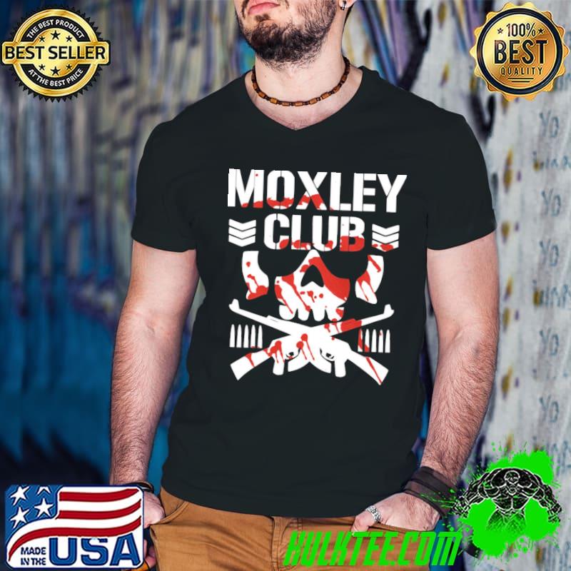 Jon Moxley Club Skull Blood s Guys V Neck Jon Moxley Club Skull Blood s Guys V Neck