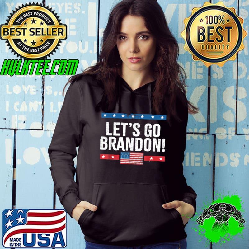 Lets Go Brandon lets go Brandon Vintage us Flag T-shirt